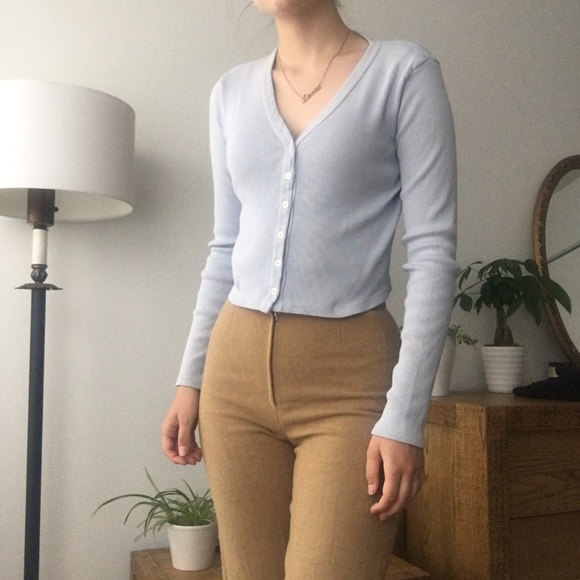 VINTAGE BROWN PANTS - Picture 2 of 3